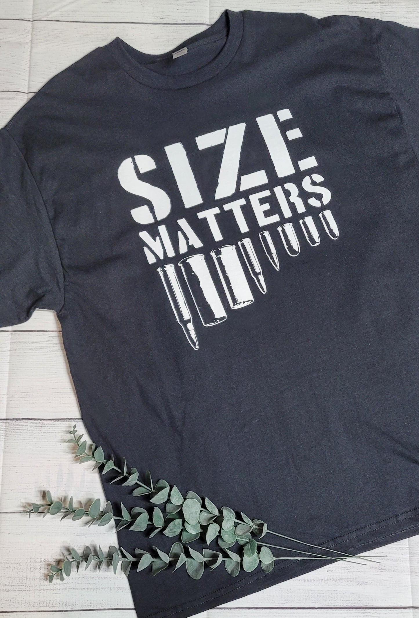 *Solid* Size Matters (Custom Order T-Shirt)