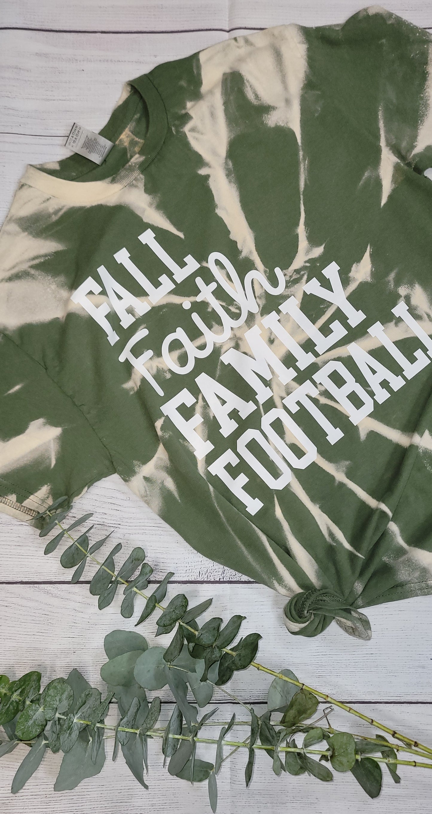 *Solid* Fall, Faith, Family, Football (Custom Order T-Shirt)