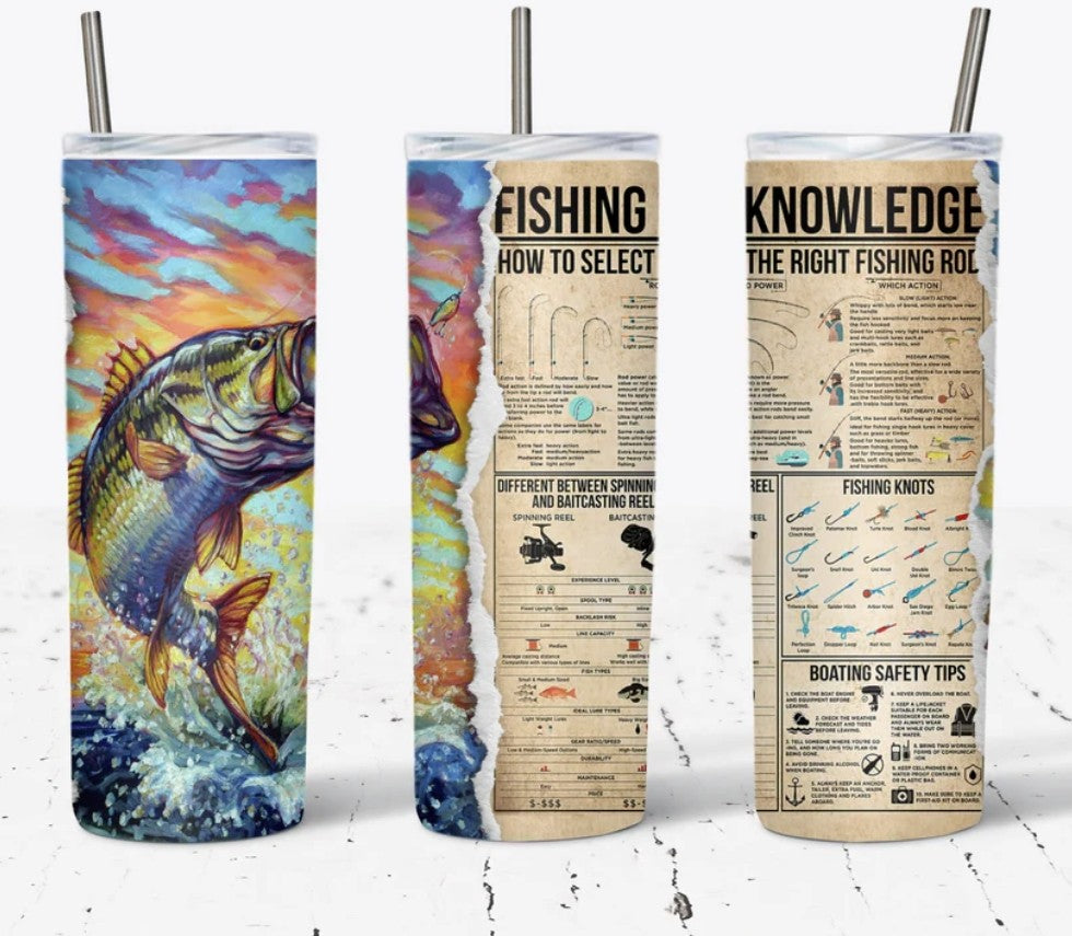 Fishing Knowledge Tumbler