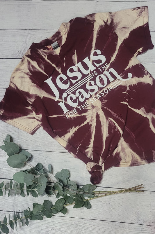 *BLEACHED* Jesus is the Reason for the Season (Custom Order T-Shirt)