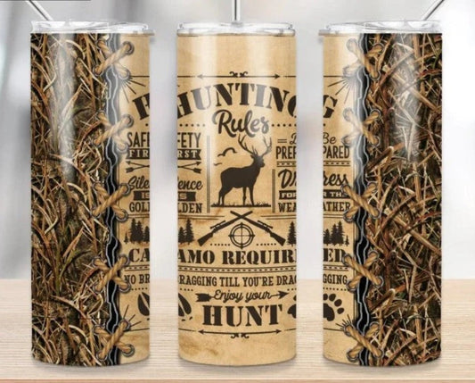 Hunting Rules Tumbler