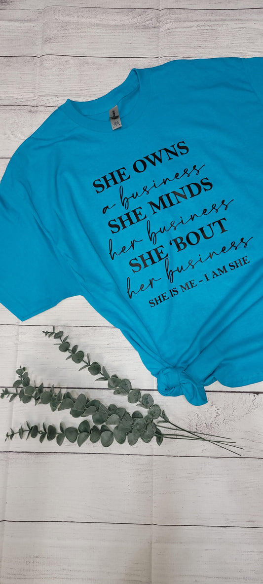 *Solid* She is Me, I am She (Custom Order T-Shirt)