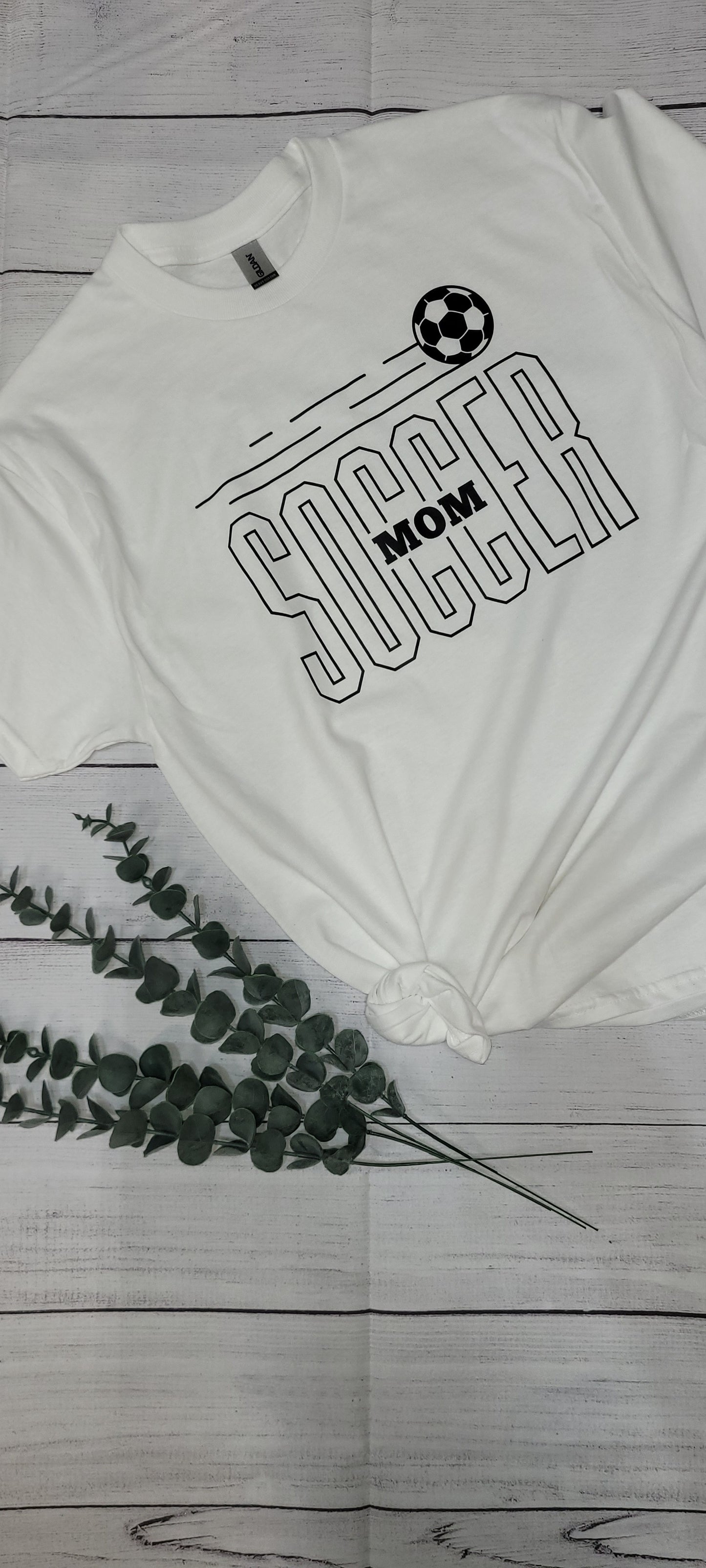 *Solid* Soccer Mom (Custom Order T-Shirt)