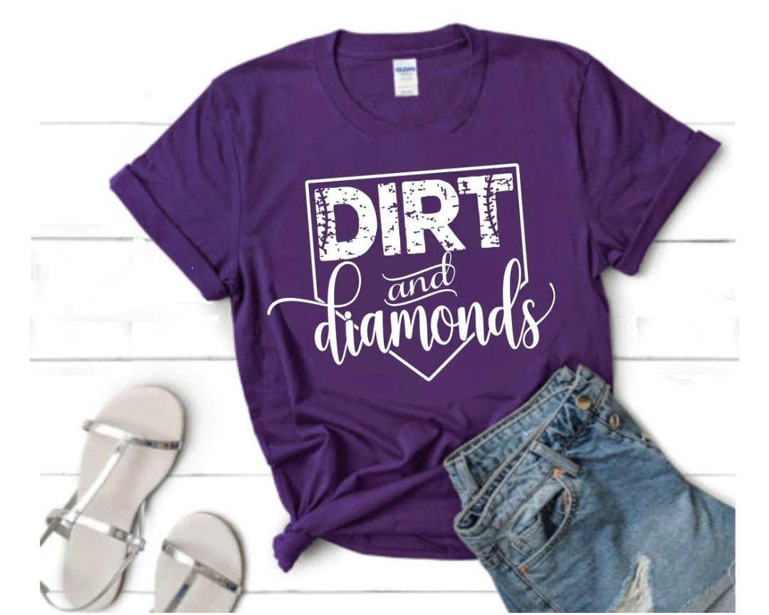 *Solid* Dirt and Diamonds (Custom Order T-Shirt)